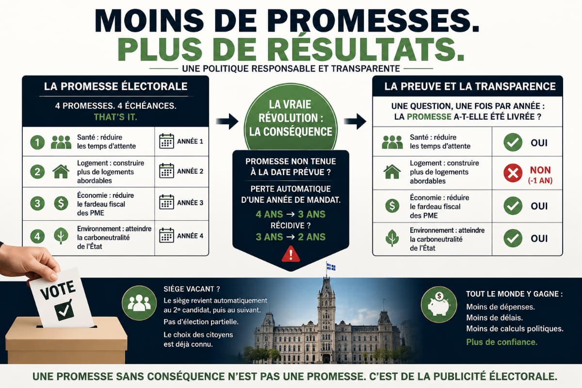 Quatre idées pour la démocratie au Québec